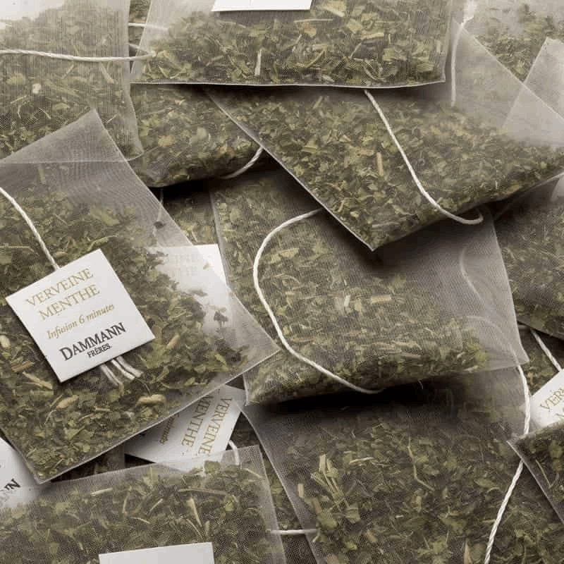 Dammann Freres, Peppermint Tea (25 Cristal Sachets)-Loose Leaf Tea-High Teas