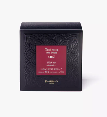Dammann Freres, Chai Tea (25 Cristal Sachets)