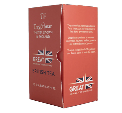 Tregothnan British Tea, Great British, Sachet box