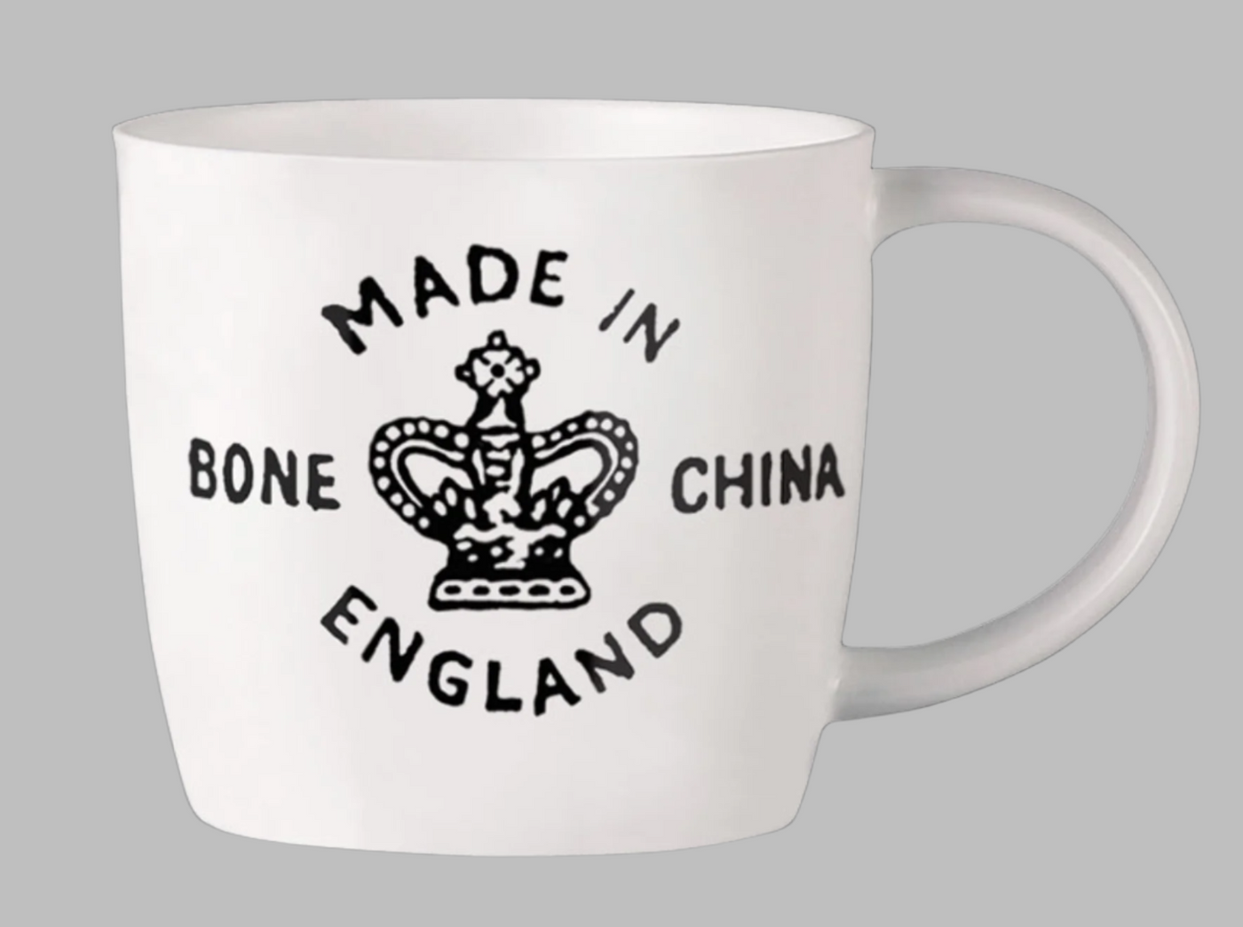 Bone China Mug White Stamp