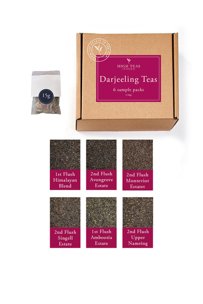 Darjeeling Tea Mini Sample Box (6 x 15g)-Loose Leaf Tea-High Teas