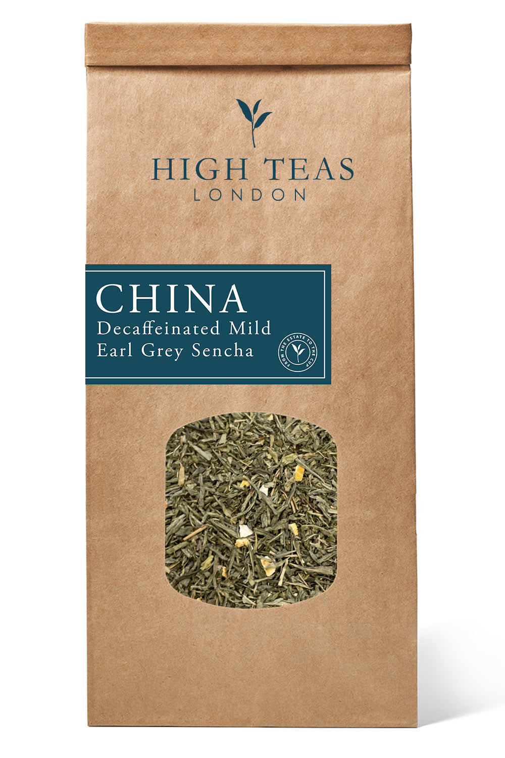 Decaffeinated Mild Earl Grey Sencha-250g-Loose Leaf Tea-High Teas