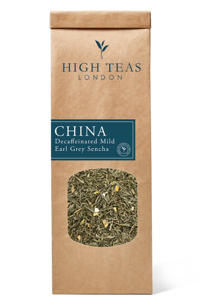Decaffeinated Mild Earl Grey Sencha-50g-Loose Leaf Tea-High Teas