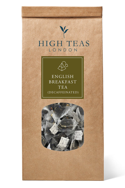 Decaf English Breakfast (pyramid bags)-60 pyramids-Loose Leaf Tea-High Teas