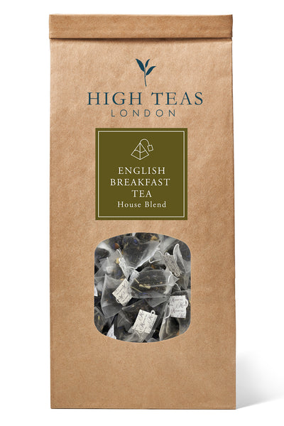 Our English Breakfast Tea - House Blend (pyramid bags)-60 pyramids-Loose Leaf Tea-High Teas