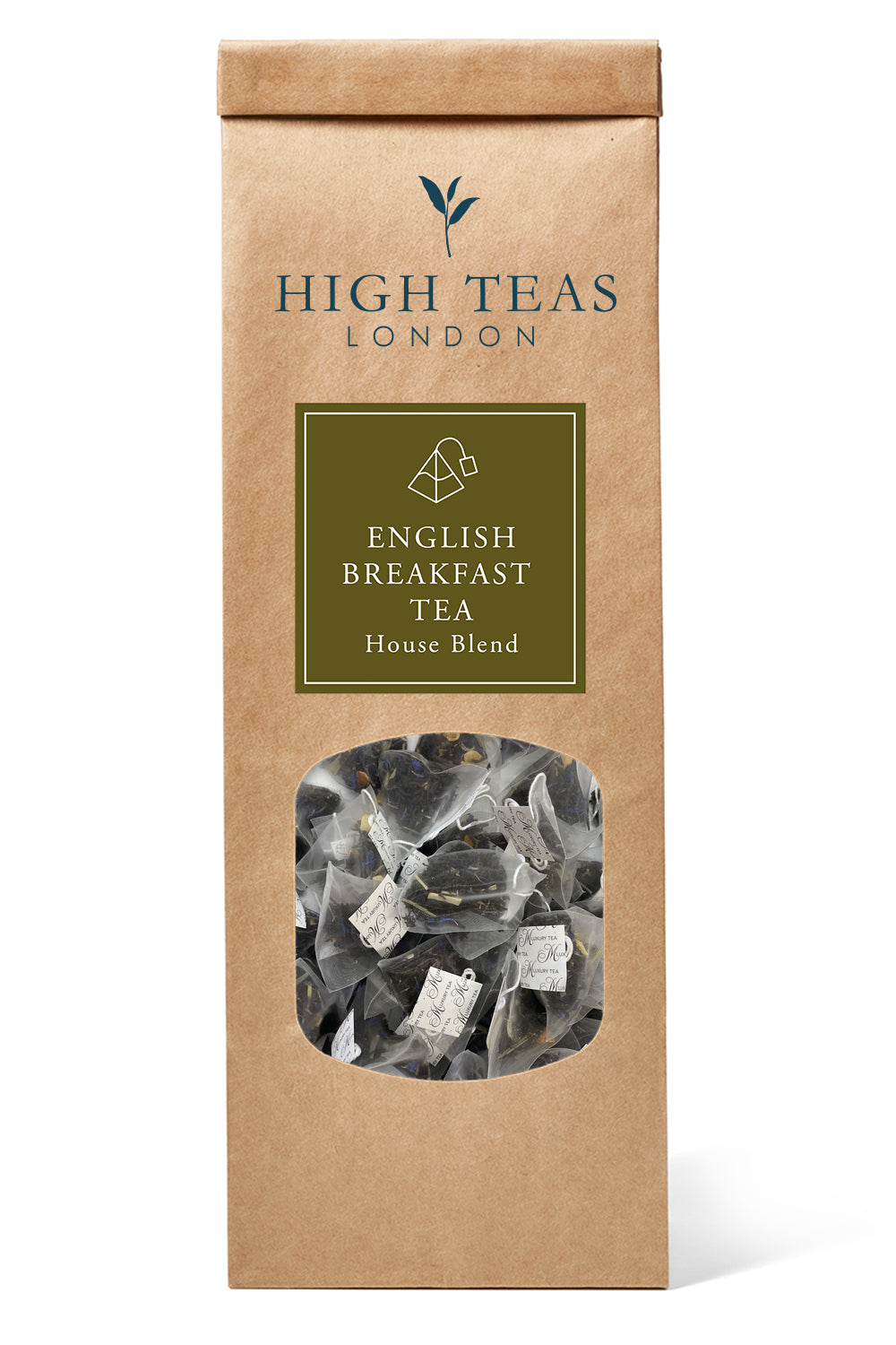 Our English Breakfast Tea - House Blend (pyramid bags)-20 pyramids-Loose Leaf Tea-High Teas