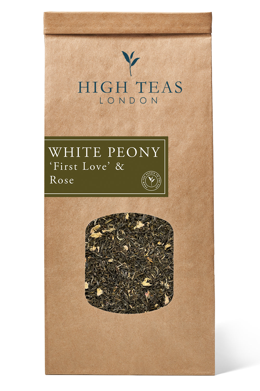White Peony with Rose Petals aka First Love-250g-Loose Leaf Tea-High Teas