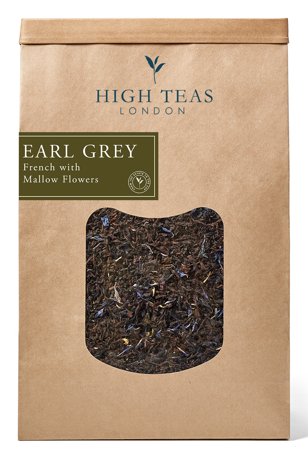 French Earl Grey - With Blue Mallow Flowers-500g-Loose Leaf Tea-High Teas
