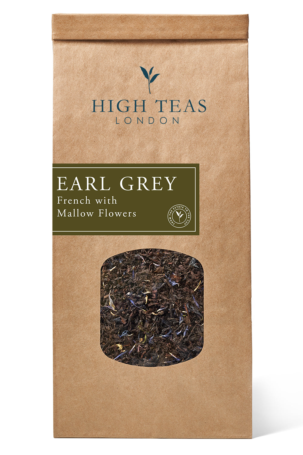 French Earl Grey - With Blue Mallow Flowers-250g-Loose Leaf Tea-High Teas