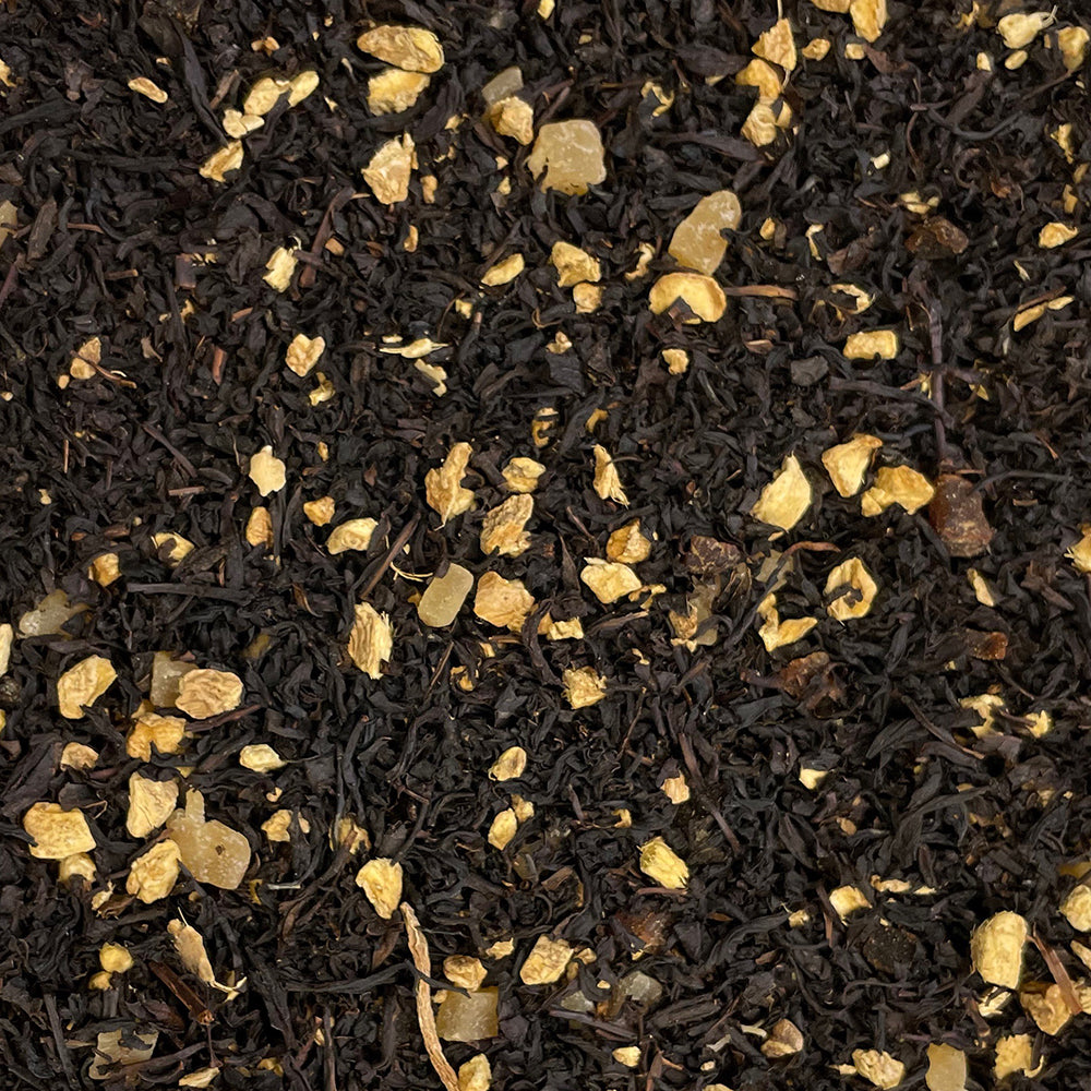 Ginger & Peach flavoured black tea-Loose Leaf Tea-High Teas