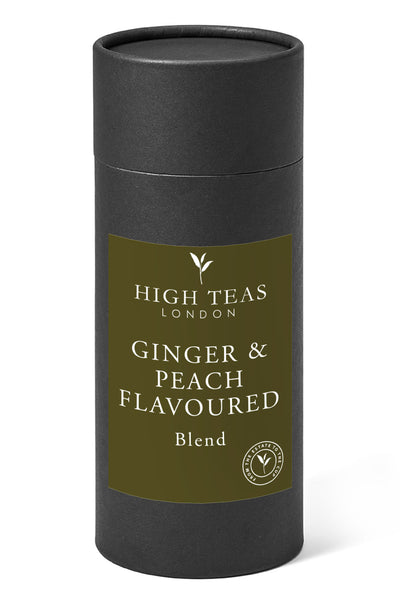 Ginger & Peach flavoured black tea-150g gift-Loose Leaf Tea-High Teas