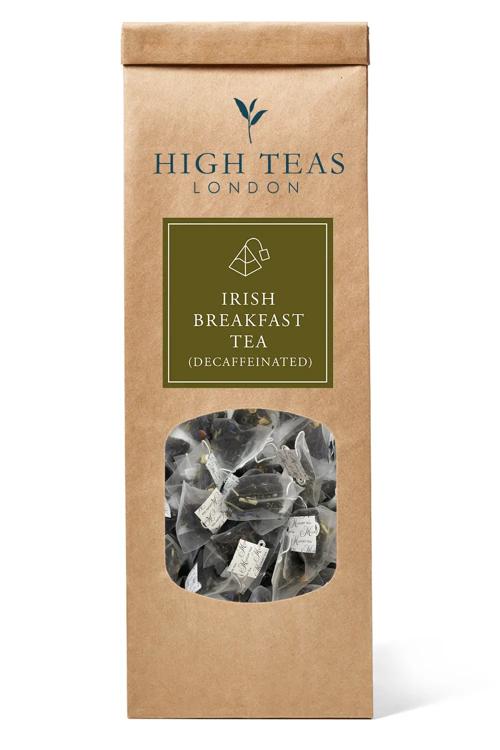 Decaf Irish Breakfast Tea Pyramid Bags │ High Teas London