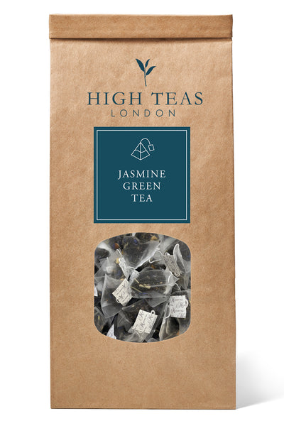 Jasmine Green Tea (Pyramid Bags)-60 pyramids-Loose Leaf Tea-High Teas