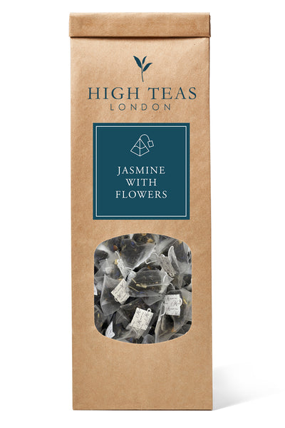 Jasmine with Flowers (pyramid bags)-20 pyramids-Loose Leaf Tea-High Teas