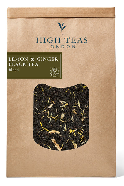 Lemon & Ginger Flavoured Black Tea-500g-Loose Leaf Tea-High Teas