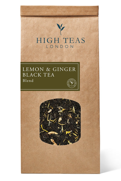 Lemon & Ginger Flavoured Black Tea-250g-Loose Leaf Tea-High Teas