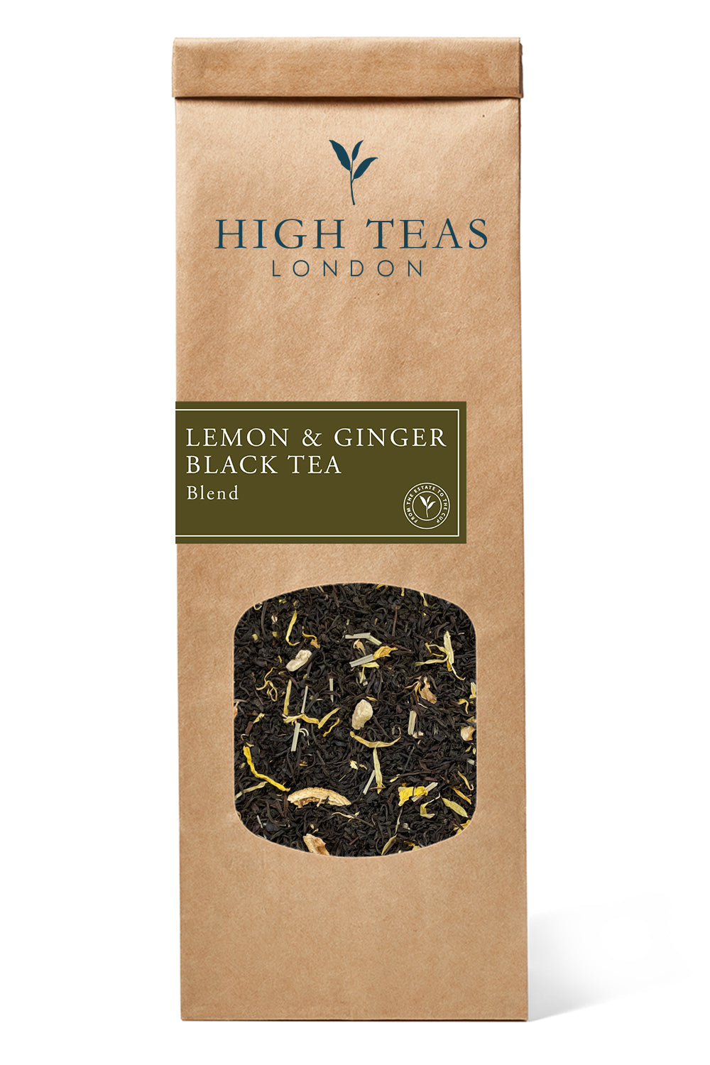 Lemon & Ginger Flavoured Black Tea-50g-Loose Leaf Tea-High Teas