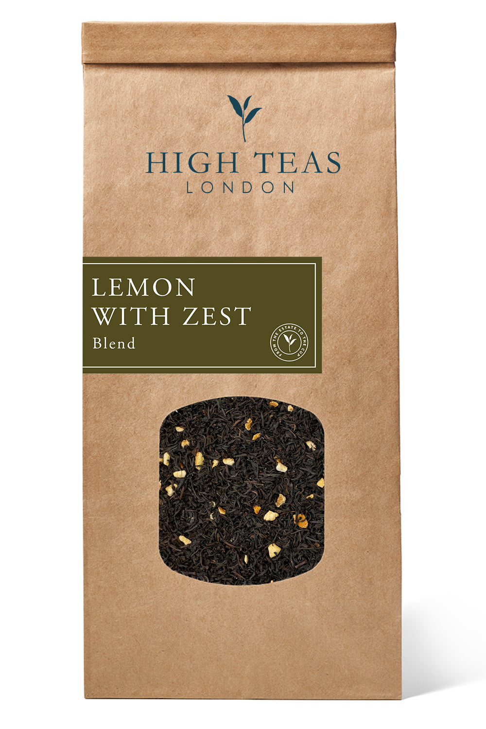 Lemon Black Tea with peel-250g-Loose Leaf Tea-High Teas