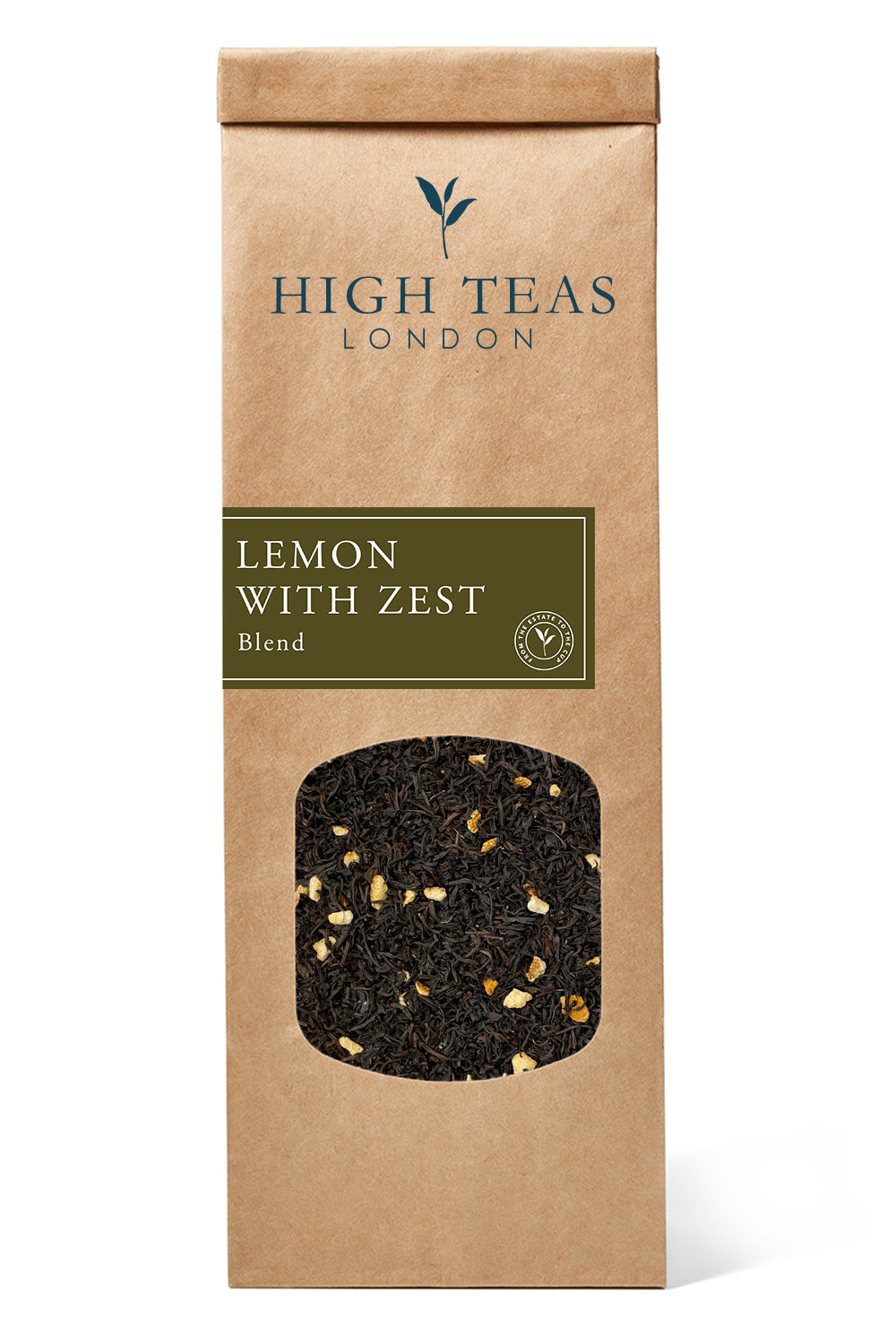 Lemon Black Tea with peel-50g-Loose Leaf Tea-High Teas