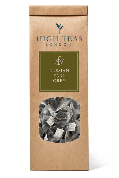 Russian Earl Grey (Pyramid Bags)-20 pyramids-Loose Leaf Tea-High Teas