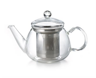Glass teapot 2 litre with stainless steel infuser-Qty-Loose Leaf Tea-High Teas