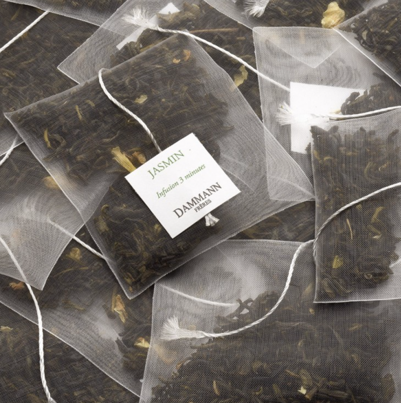 Dammann Freres, Thé Vert Au Jasmine (25 cristal sachets)-Loose Leaf Tea-High Teas