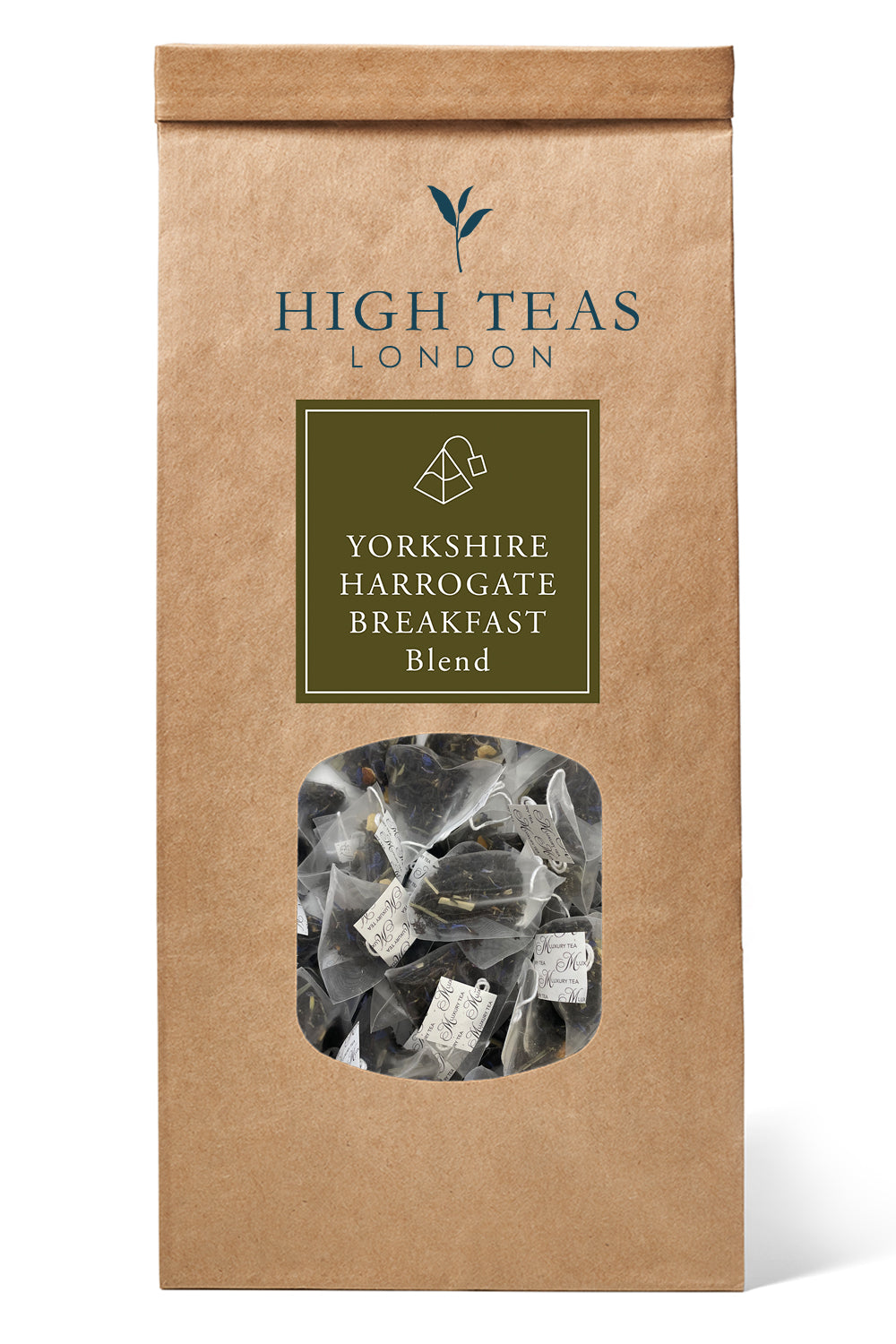 Yorkshire Harrogate Breakfast Brew (pyramid bags)-60 pyramids-Loose Leaf Tea-High Teas