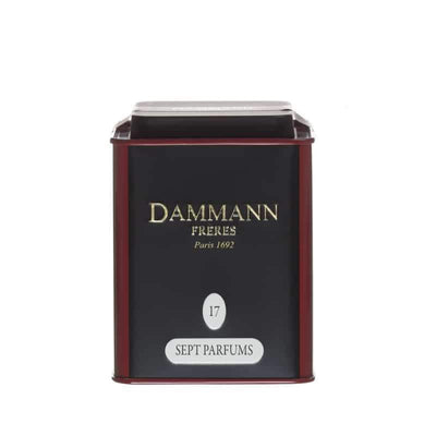 Dammann Freres, The Noir 7 Parfums (100g Tin)-Loose Leaf Tea-High Teas