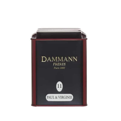 Dammann Freres, The Noir Paul & Virginie (100g Tin)-Loose Leaf Tea-High Teas