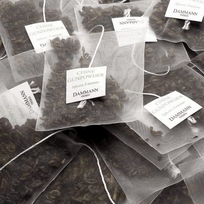 Dammann Freres, Gunpowder (25 Cristal Sachets)-Loose Leaf Tea-High Teas