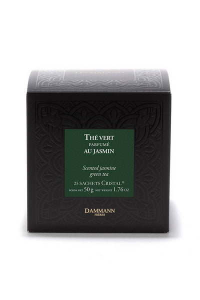 Dammann Freres, Thé Vert Au Jasmine (25 cristal sachets)-Loose Leaf Tea-High Teas