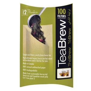 TeaBrew size 2 filters (100)-Qty-Loose Leaf Tea-High Teas